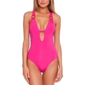 BECCA | Color Code Skylar Plunge One-Piece Swimsuit NEW Size Small